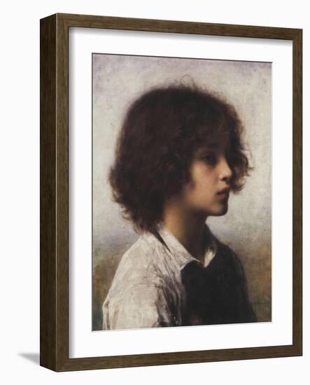 Faraway Thoughts-Alexei Alexevich Harlamoff-Framed Giclee Print