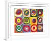 Farbstudie Quadrate, c.1913-Wassily Kandinsky-Framed Art Print