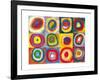 Farbstudie Quadrate, c.1913-Wassily Kandinsky-Framed Art Print