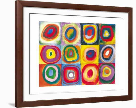 Farbstudie Quadrate, c.1913-Wassily Kandinsky-Framed Art Print