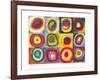 Farbstudie Quadrate, c.1913-Wassily Kandinsky-Framed Art Print