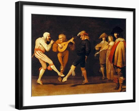 Farce Actors Dancing-Pieter Jansz. Quast-Framed Giclee Print