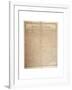 Farewell Address of the Late General George Washington, 17th September 1796-null-Framed Giclee Print