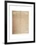 Farewell Address of the Late General George Washington, 17th September 1796-null-Framed Giclee Print