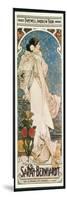 Farewell American Tour of Sarah Bernhardt-Alphonse Mucha-Mounted Art Print