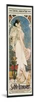 Farewell American Tour of Sarah Bernhardt-Alphonse Mucha-Mounted Premium Giclee Print