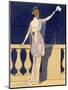 'Farewell at Night', c1910s-Georges Barbier-Mounted Giclee Print