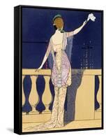 'Farewell at Night', c1910s-Georges Barbier-Framed Stretched Canvas