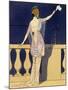 'Farewell at Night', design for an evening dress by Jeanne Paquin, early 20th century-Georges Barbier-Mounted Giclee Print