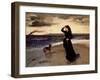 Farewell at the Seafront, 1891-Alfred Emile L?opold Stevens-Framed Giclee Print