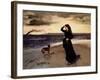 Farewell at the Seafront, 1891-Alfred Emile L?opold Stevens-Framed Giclee Print