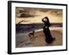 Farewell at the Seafront, 1891-Alfred Emile L?opold Stevens-Framed Giclee Print