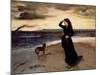 Farewell at the Seafront, 1891-Alfred Emile L?opold Stevens-Mounted Giclee Print