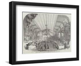Farewell Banquet of the Deputies of the Legislative Body, in the Casino Paganini, at Paris-null-Framed Giclee Print