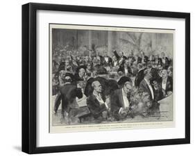 Farewell Banquet to the Duke of Cambridge-Thomas Walter Wilson-Framed Giclee Print