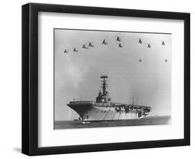 Farewell Ceremony for HMS Albion-null-Framed Photographic Print