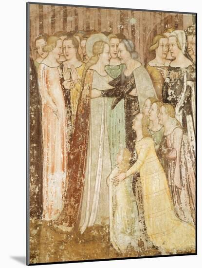 Farewell, Detail from Stories of St Ursula, 1358-Tommaso Da Modena Tommaso Da Modena-Mounted Giclee Print