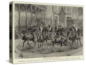 Farewell Entertainment Given by the Ninth Lancers before Leaving York-null-Stretched Canvas