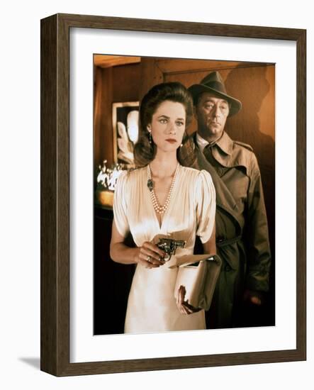 Farewell, My Lovely by Dick Richards, based on a novel by Raymond Chandler, with Charlotte Rampling-null-Framed Photo