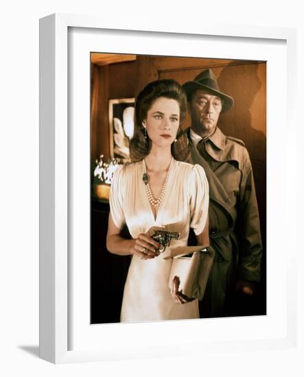 Farewell, My Lovely by Dick Richards, based on a novel by Raymond Chandler, with Charlotte Rampling-null-Framed Photo