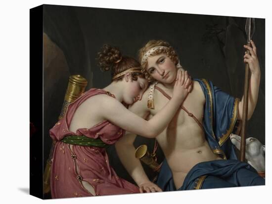 Farewell of Telemachus and Eucharis, 1818-Jacques-Louis David-Stretched Canvas