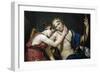 Farewell of Telemechus and Eucharis-Jacques-Louis David-Framed Art Print