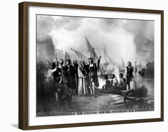 Farewell to Colombus, (148), 1920S-null-Framed Giclee Print