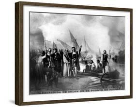 Farewell to Colombus, (148), 1920S-null-Framed Giclee Print