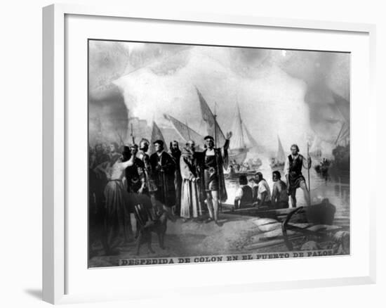 Farewell to Colombus, (148), 1920S-null-Framed Giclee Print