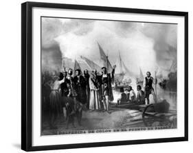 Farewell to Colombus, (148), 1920S-null-Framed Giclee Print