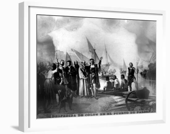 Farewell to Colombus, (148), 1920S-null-Framed Giclee Print