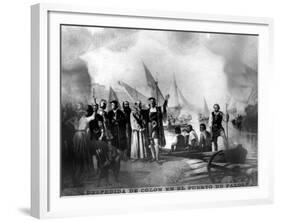 Farewell to Colombus, (148), 1920S-null-Framed Giclee Print