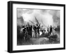 Farewell to Colombus, (148), 1920S-null-Framed Giclee Print