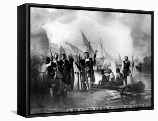 Farewell to Colombus, (148), 1920S-null-Framed Stretched Canvas