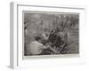 Farewell to Crete, Greek Volunteers Firing a Feu De Joie on Leaving the Island-William Hatherell-Framed Giclee Print