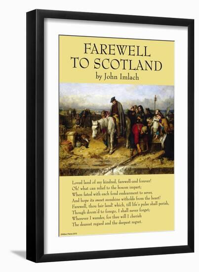 Farewell To Scotland-John Imlach-Framed Art Print