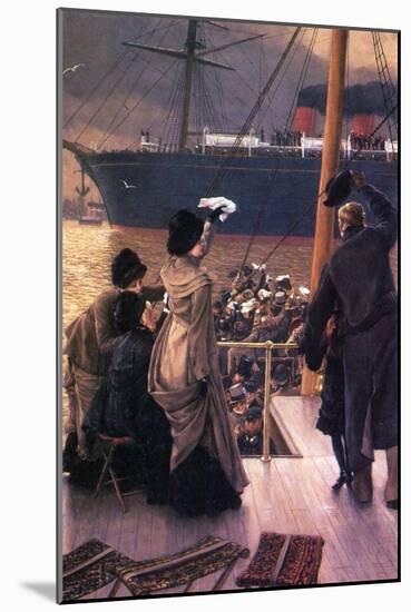 Farewell to the Mersey-James Tissot-Mounted Art Print