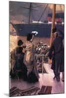 Farewell To The Mersey-James Tissot-Mounted Art Print