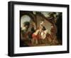 Farewell to the Wet Nurse, 1777-Etienne Aubry-Framed Giclee Print