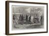 Farewell Visit of Garibaldi to Admiral Mundy on Board the Hannibal at Naples-null-Framed Giclee Print