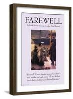 Farewell-null-Framed Art Print