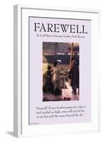 Farewell-null-Framed Art Print