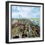 Farewerke, Industrial Works, Hoechst, Frankfurt, Germany-John Erskine-Framed Giclee Print