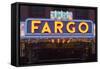 Fargo Theater Sign, Fargo, North Dakota, USA-Walter Bibikow-Framed Stretched Canvas