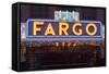 Fargo Theater Sign, Fargo, North Dakota, USA-Walter Bibikow-Framed Stretched Canvas