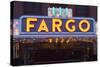 Fargo Theater Sign, Fargo, North Dakota, USA-Walter Bibikow-Stretched Canvas