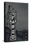 Fargo Theater Sign, Fargo, North Dakota, USA-Walter Bibikow-Stretched Canvas