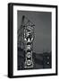 Fargo Theater Sign, Fargo, North Dakota, USA-Walter Bibikow-Framed Photographic Print