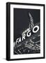 Fargo Theater Sign, Fargo, North Dakota, USA-Walter Bibikow-Framed Photographic Print