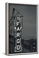 Fargo Theater Sign, Fargo, North Dakota, USA-Walter Bibikow-Framed Photographic Print